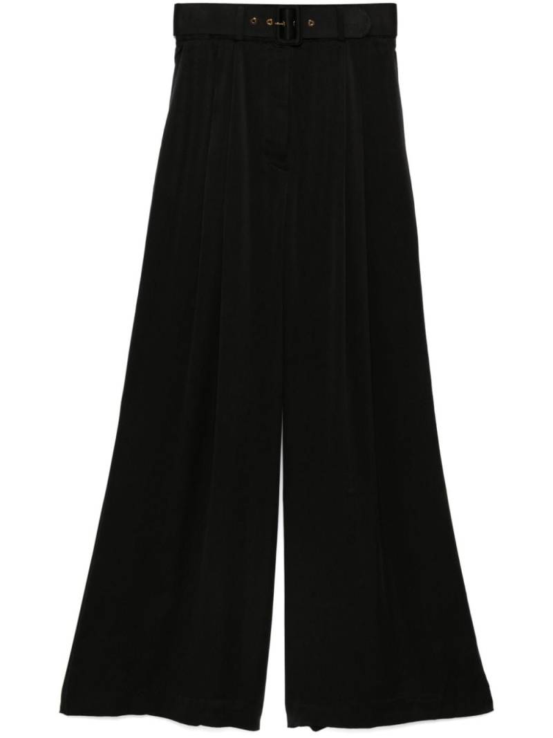 ZIMMERMANN silk palazzo pants - Black von ZIMMERMANN