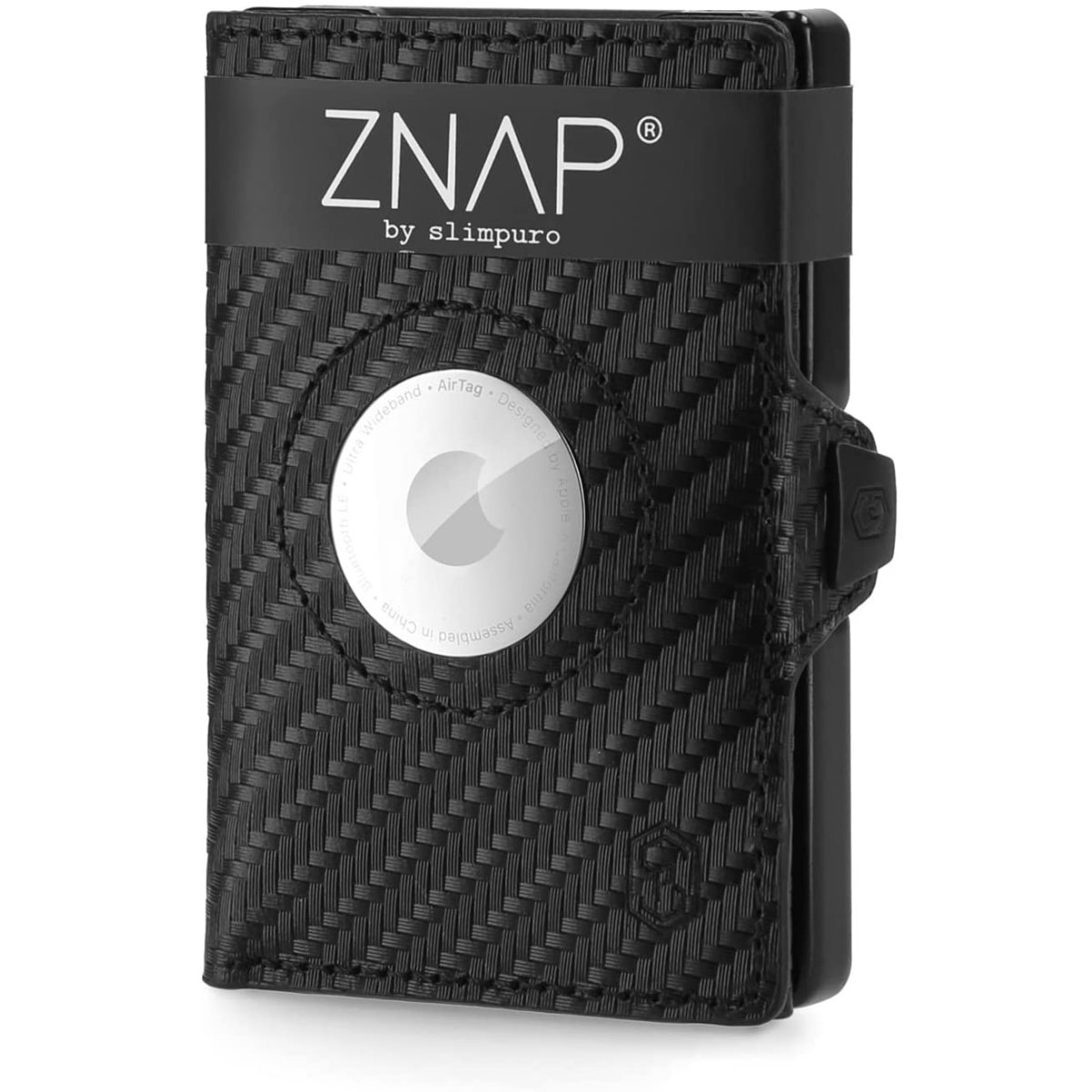 Slimpuro ZNAP Airtag Carbon für 12 Karten von ZNAP