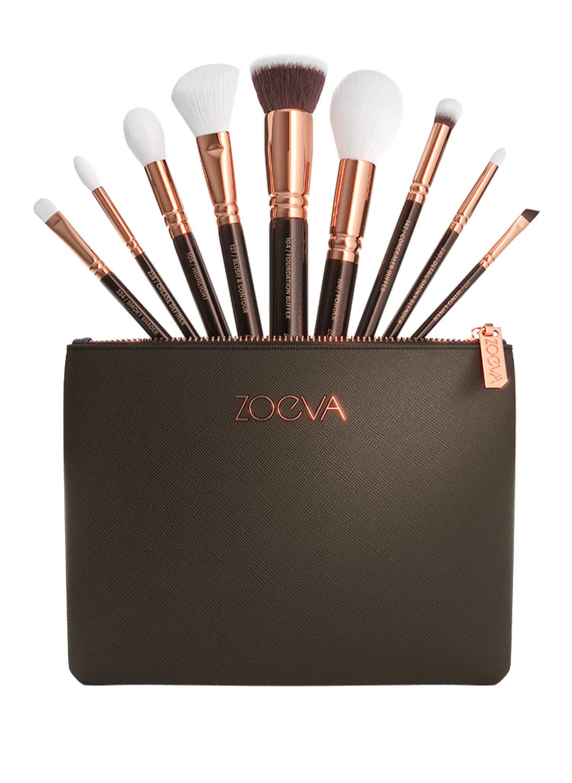 Zoeva The Complete Brush Set - Rosé Golden Edition Pinsel Set Zoeva The Complete Brush Set - Rosé Golden Edition Pinsel Set von ZOEVA