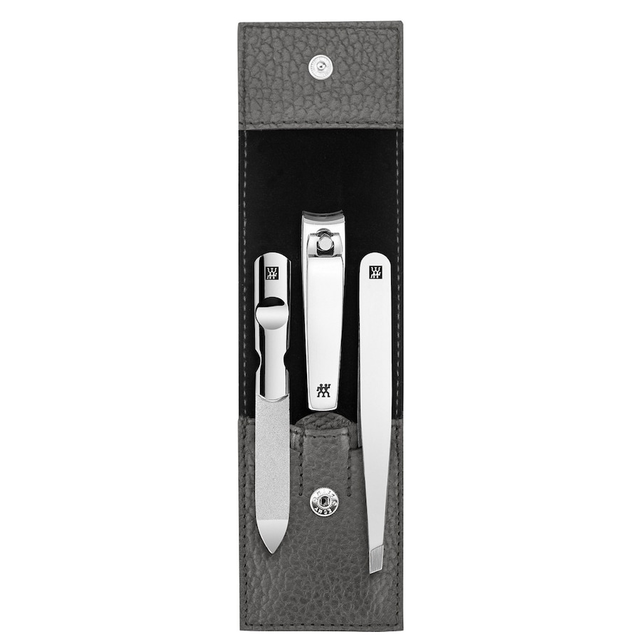 ZWILLING ®  ZWILLING ® Classic Inox Taschen-Etui, Rindleder, anthrazit, 3-tlg nagelpflegeset 1.0 pieces von ZWILLING ®