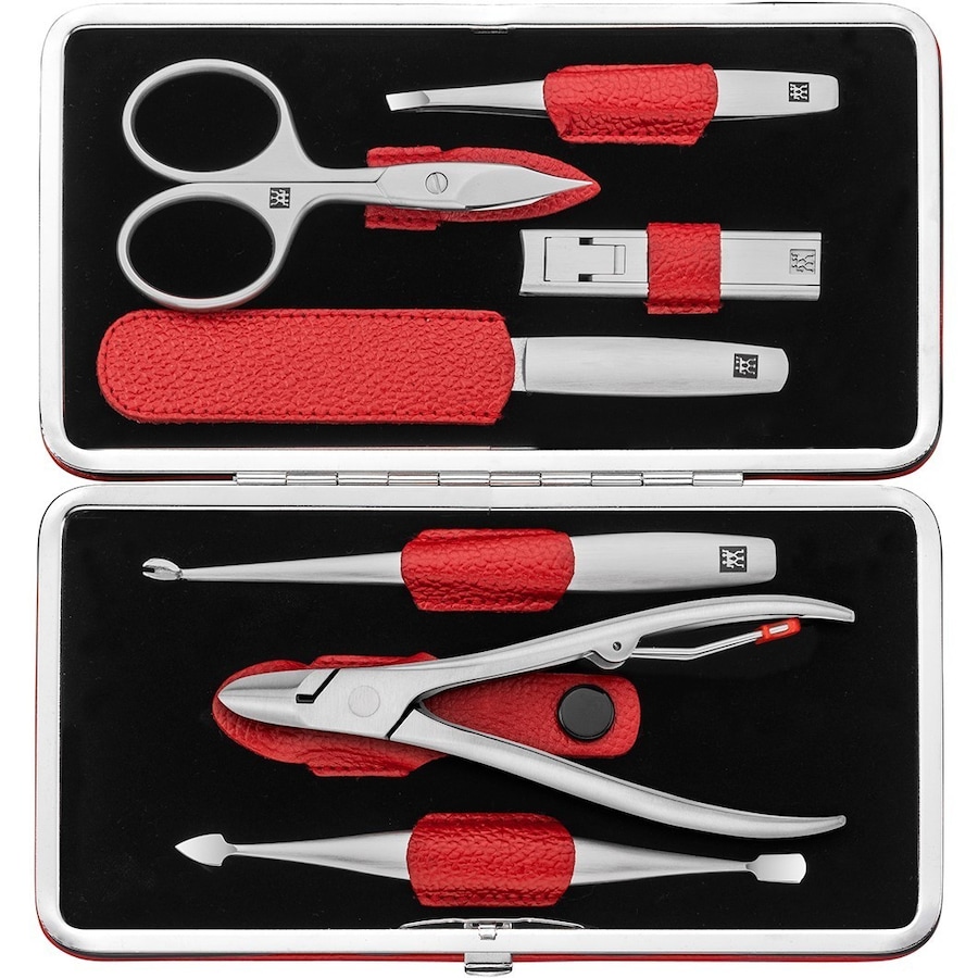 ZWILLING ®  ZWILLING ® Rahmen-Etui, Rindleder, rot, 7-tlg pflegeaccessoires 1.0 pieces von ZWILLING ®