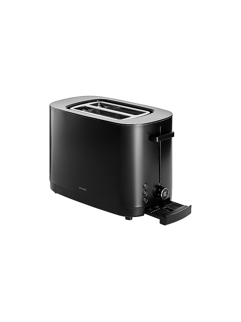 ZWILLING ENFINIGY® Toaster 2 Scheiben Edelstahl 2 Schlitze kurz Schwarz  schwarz von ZWILLING