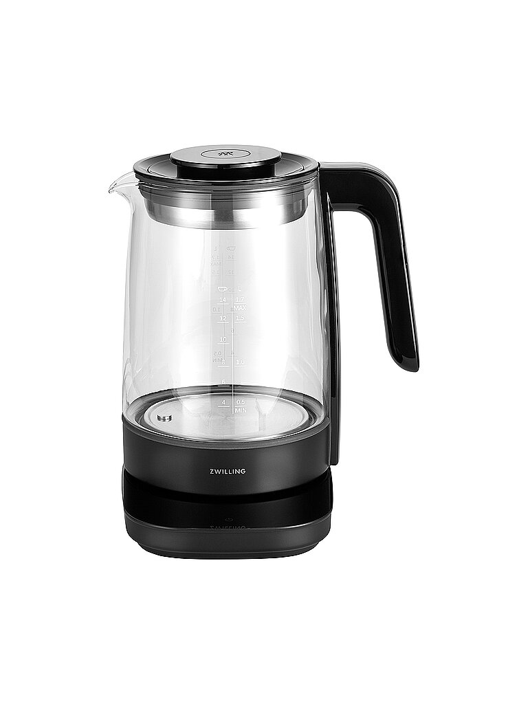 ZWILLING Wasserkocher mit Teeeinsatz 1,7l Glas / Schwarz schwarz von ZWILLING