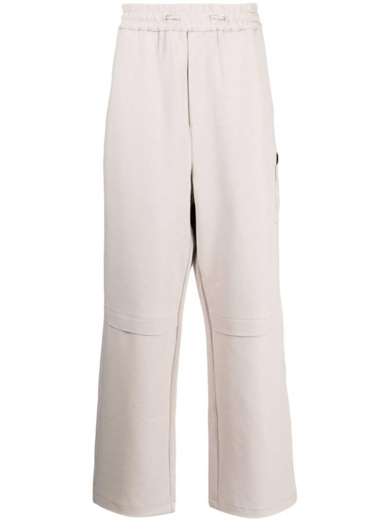 ZZERO BY SONGZIO Panther drawstring cotton track pants - Neutrals von ZZERO BY SONGZIO