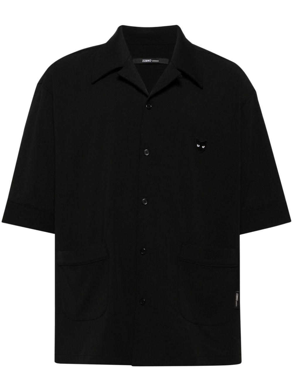 ZZERO BY SONGZIO Panther short-sleeve shirt - Black von ZZERO BY SONGZIO