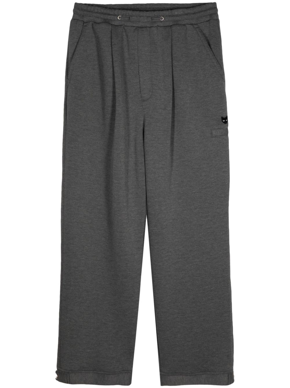 ZZERO BY SONGZIO Panther wide-leg track pants - Grey von ZZERO BY SONGZIO