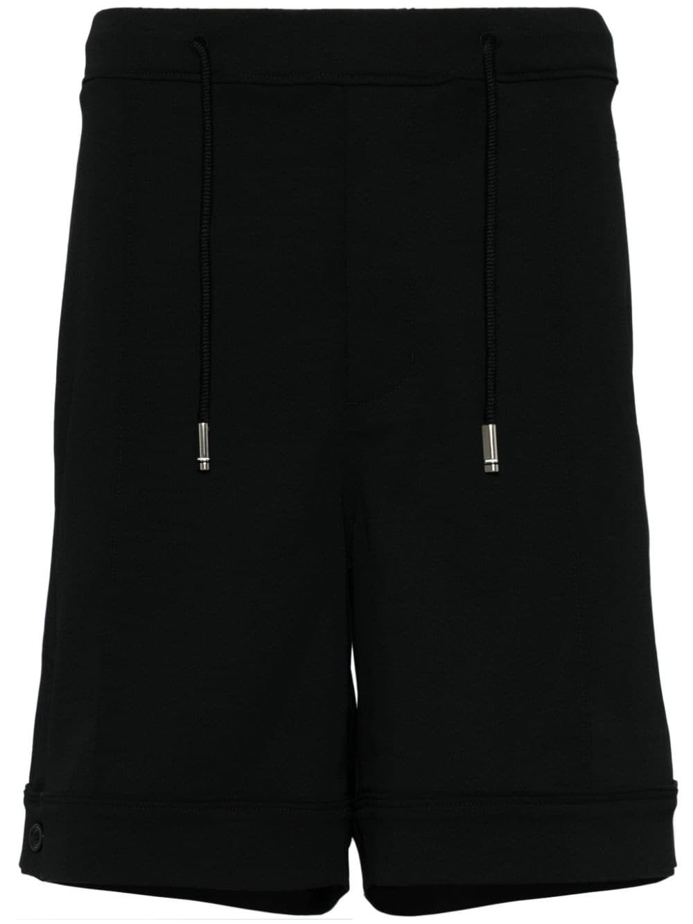 ZZERO BY SONGZIO drawstring straight-leg shorts - Black von ZZERO BY SONGZIO