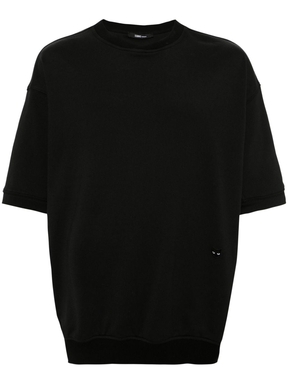 ZZERO BY SONGZIO logo patch t-shirt - Black von ZZERO BY SONGZIO