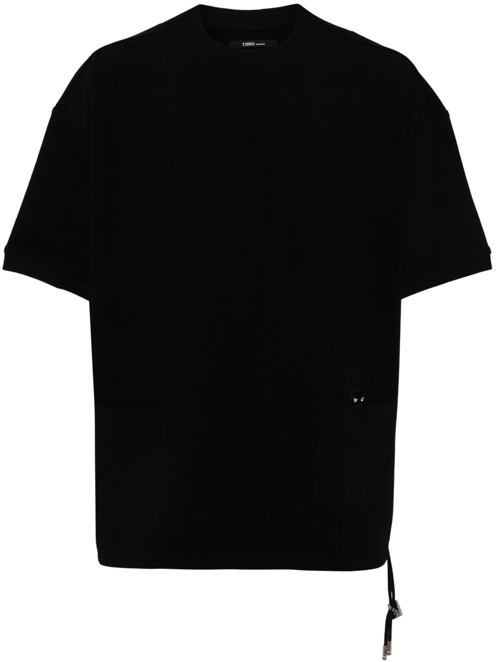 ZZERO BY SONGZIO patch pocket t-shirt - Black von ZZERO BY SONGZIO