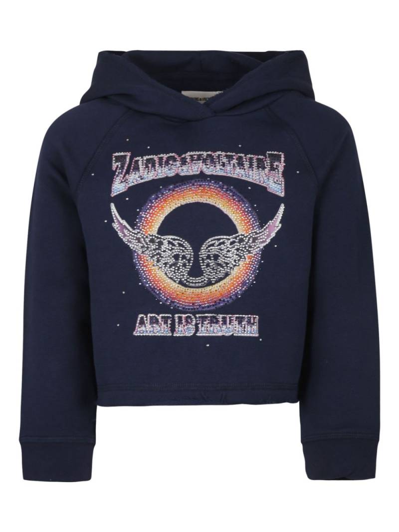 Zadig & Voltaire Kids Elisio Compo Concert sweatshirt - Blue von Zadig & Voltaire Kids