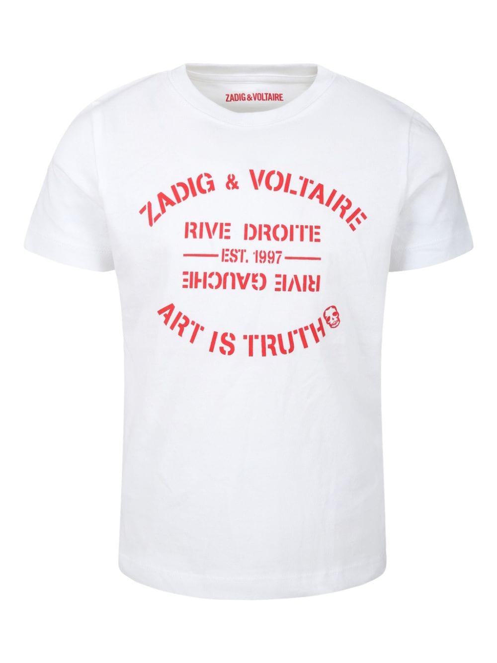 Zadig & Voltaire Kids Kita Insignia T-shirt - White von Zadig & Voltaire Kids