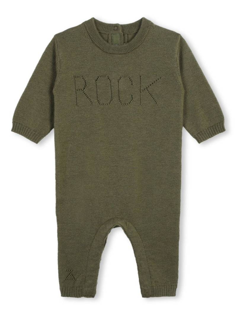 Zadig & Voltaire Kids Rock-perforated romper - Green von Zadig & Voltaire Kids