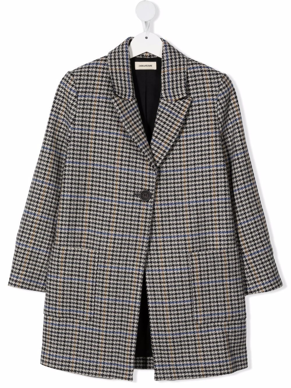 Zadig & Voltaire Kids TEEN houndstooth-print single-breasted blazer - Neutrals von Zadig & Voltaire Kids