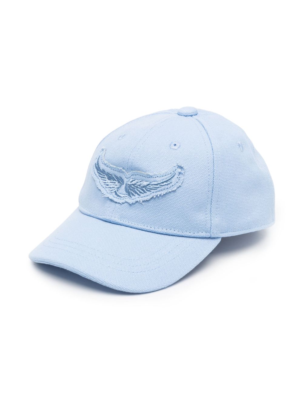 Zadig & Voltaire Kids embroidered-logo cotton cap - Blue von Zadig & Voltaire Kids