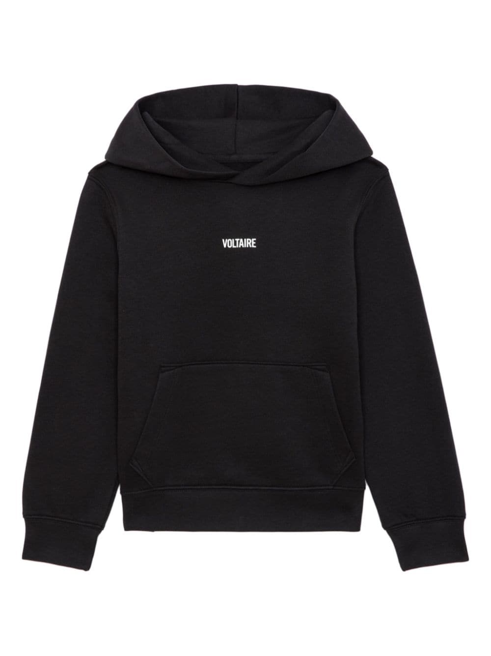 Zadig & Voltaire Kids graphic-print hoodie - Black von Zadig & Voltaire Kids