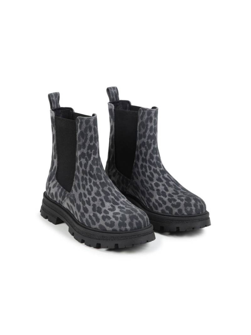 Zadig & Voltaire Kids leopard-print Chelsea boots - Black von Zadig & Voltaire Kids