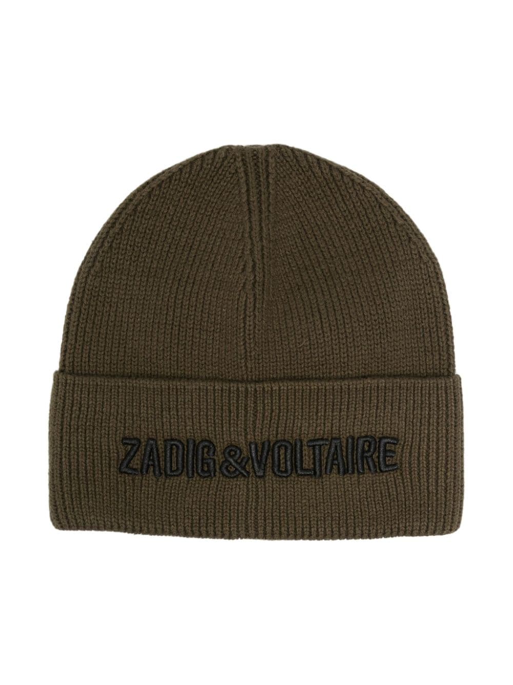 Zadig & Voltaire Kids logo-embroidered beanie - Green von Zadig & Voltaire Kids