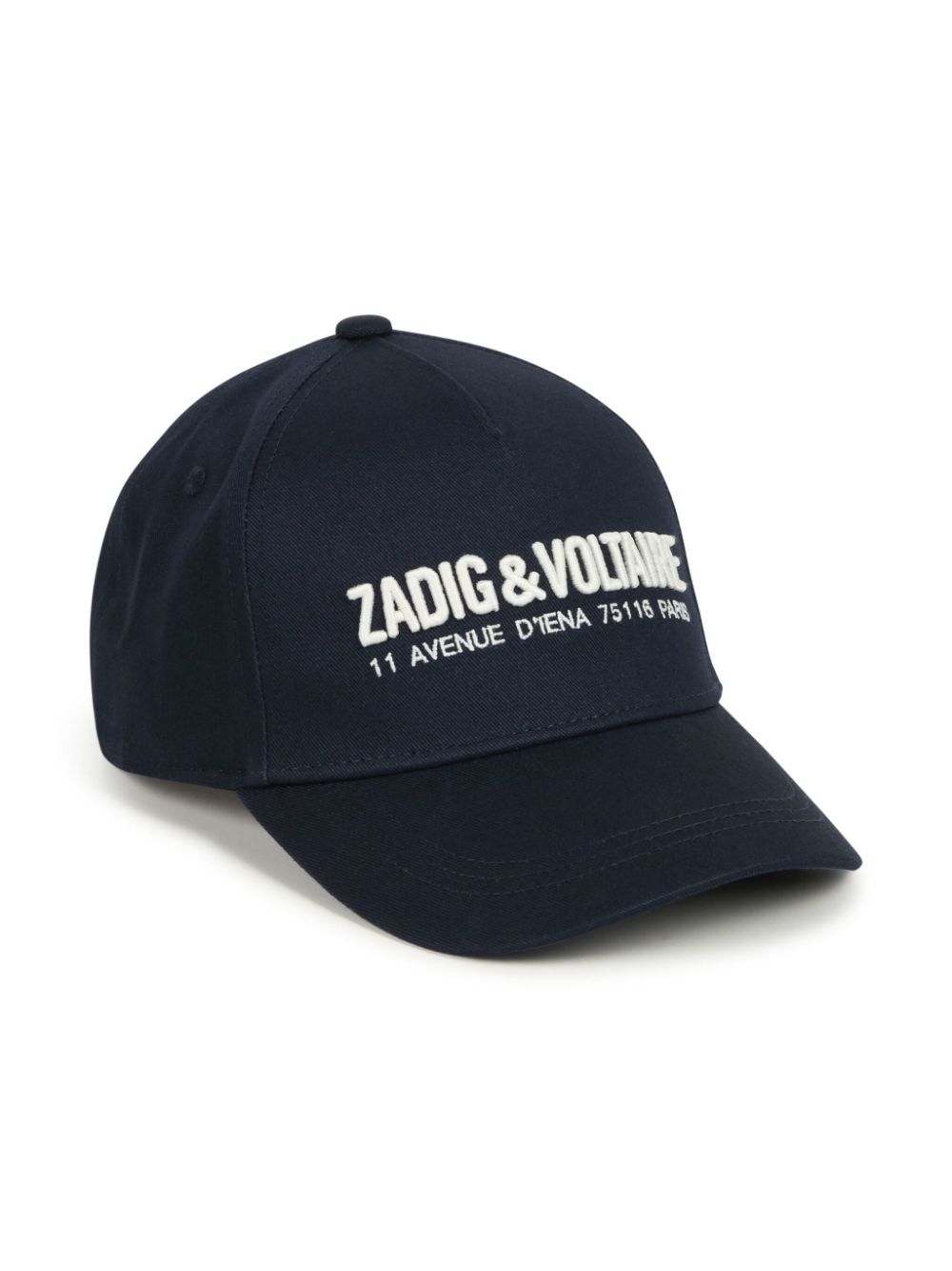 Zadig & Voltaire Kids logo-embroidered cap - Blue von Zadig & Voltaire Kids