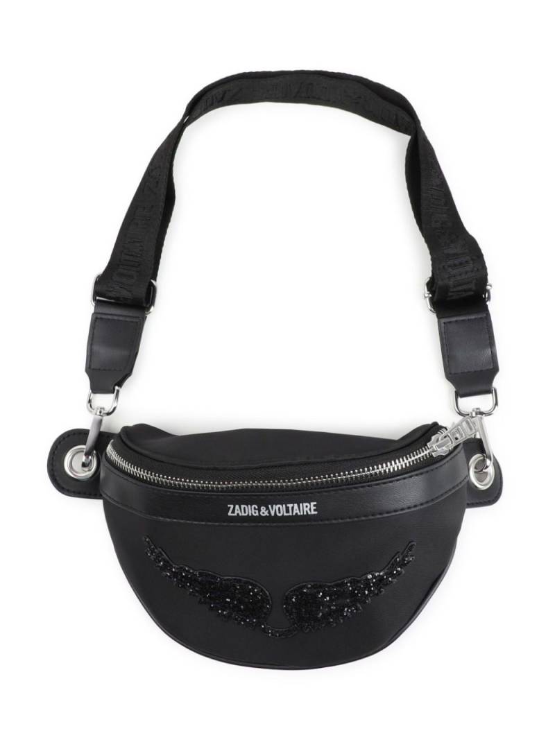 Zadig & Voltaire Kids logo-print belt bag - Black von Zadig & Voltaire Kids