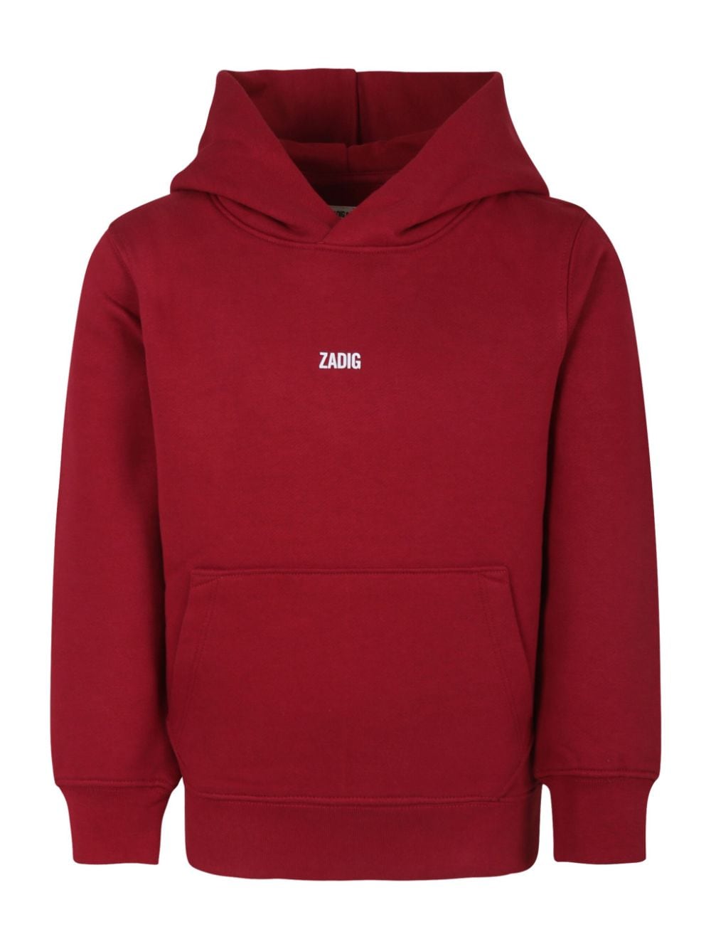 Zadig & Voltaire Kids logo-print hoodie - Red von Zadig & Voltaire Kids