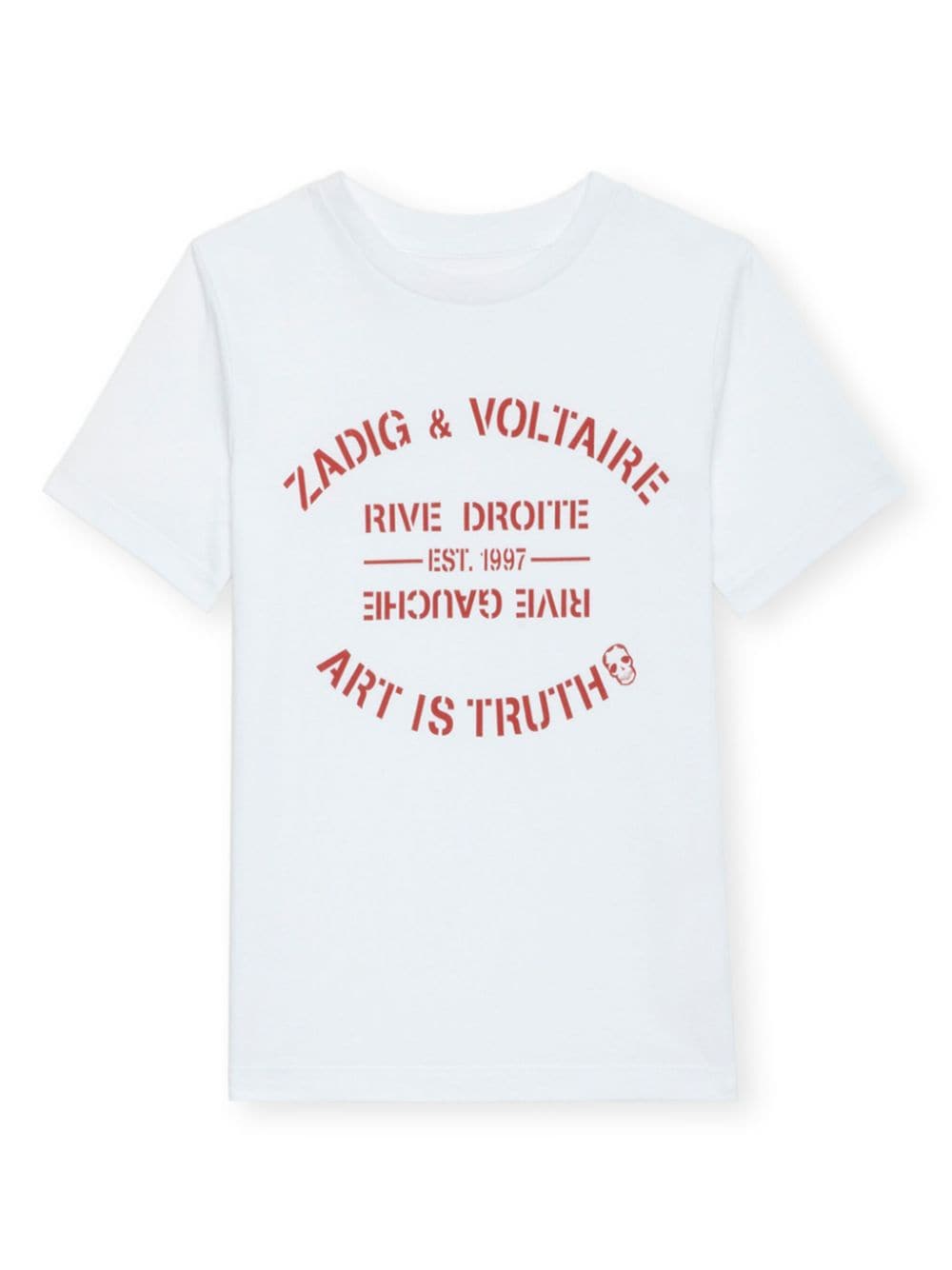 Zadig & Voltaire Kids logo-print t-shirt - White von Zadig & Voltaire Kids