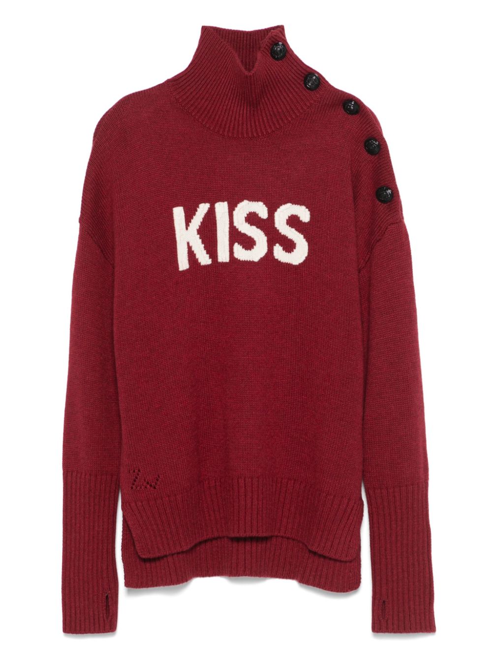 Zadig & Voltaire Kids motif-intarsia sweater - Red von Zadig & Voltaire Kids