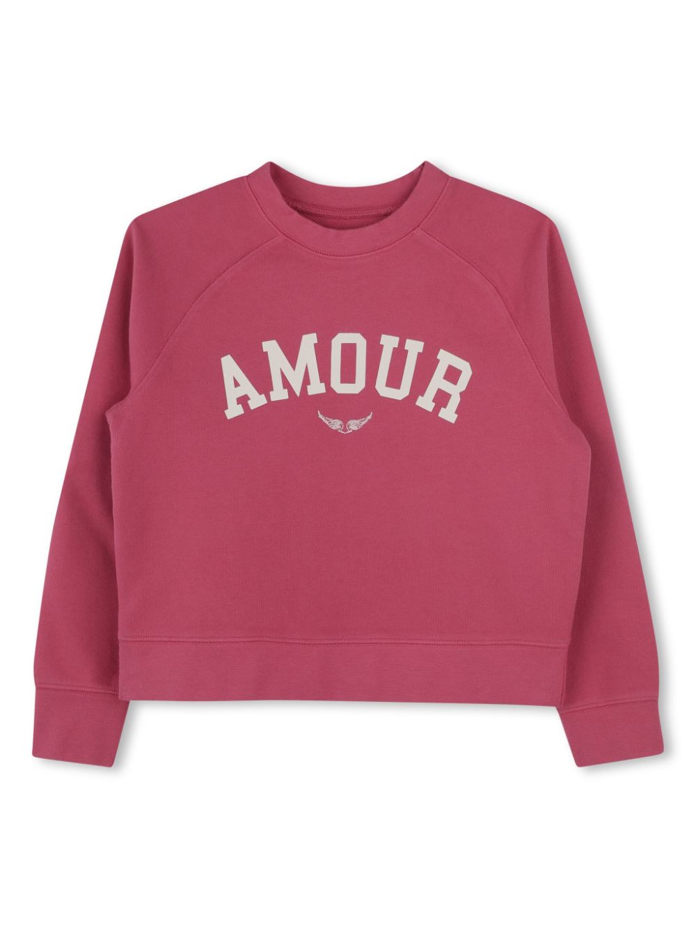 Zadig & Voltaire Kids printed-motif sweatshirt - Pink von Zadig & Voltaire Kids