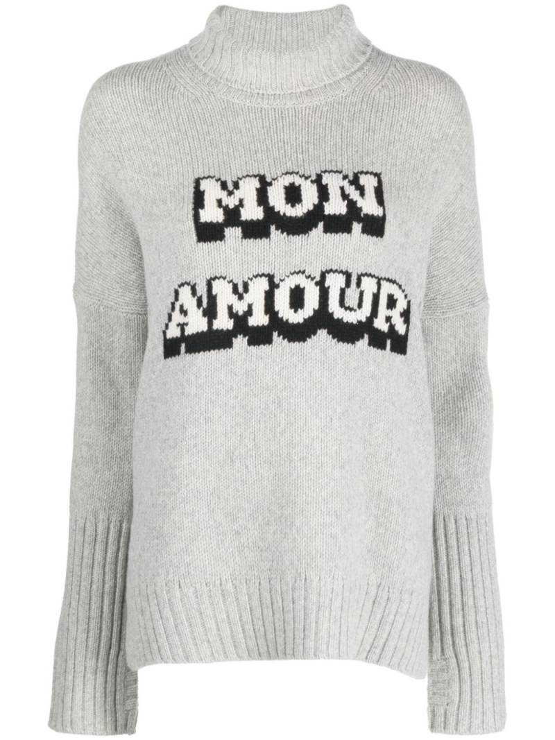 Zadig&Voltaire Alma We Mon Amour wool jumper - Grey von Zadig&Voltaire