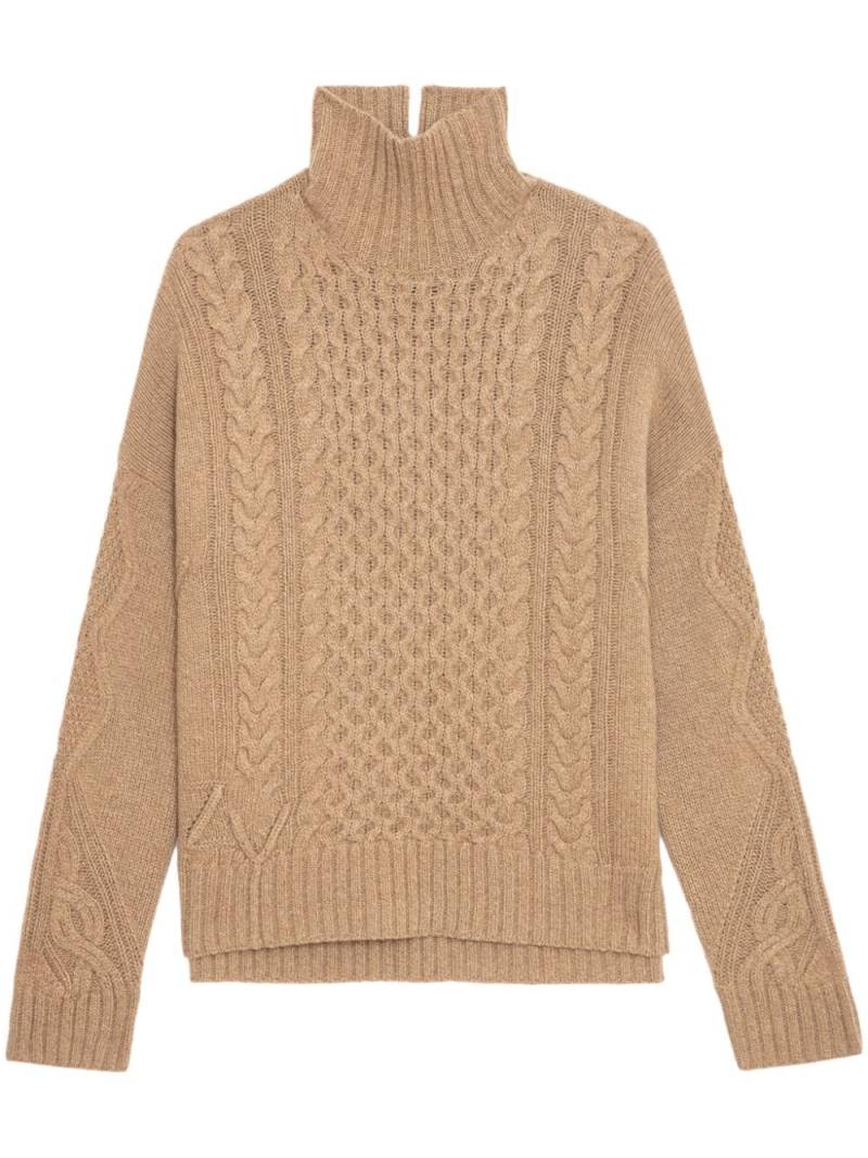 Zadig&Voltaire Alma jumper - Brown von Zadig&Voltaire