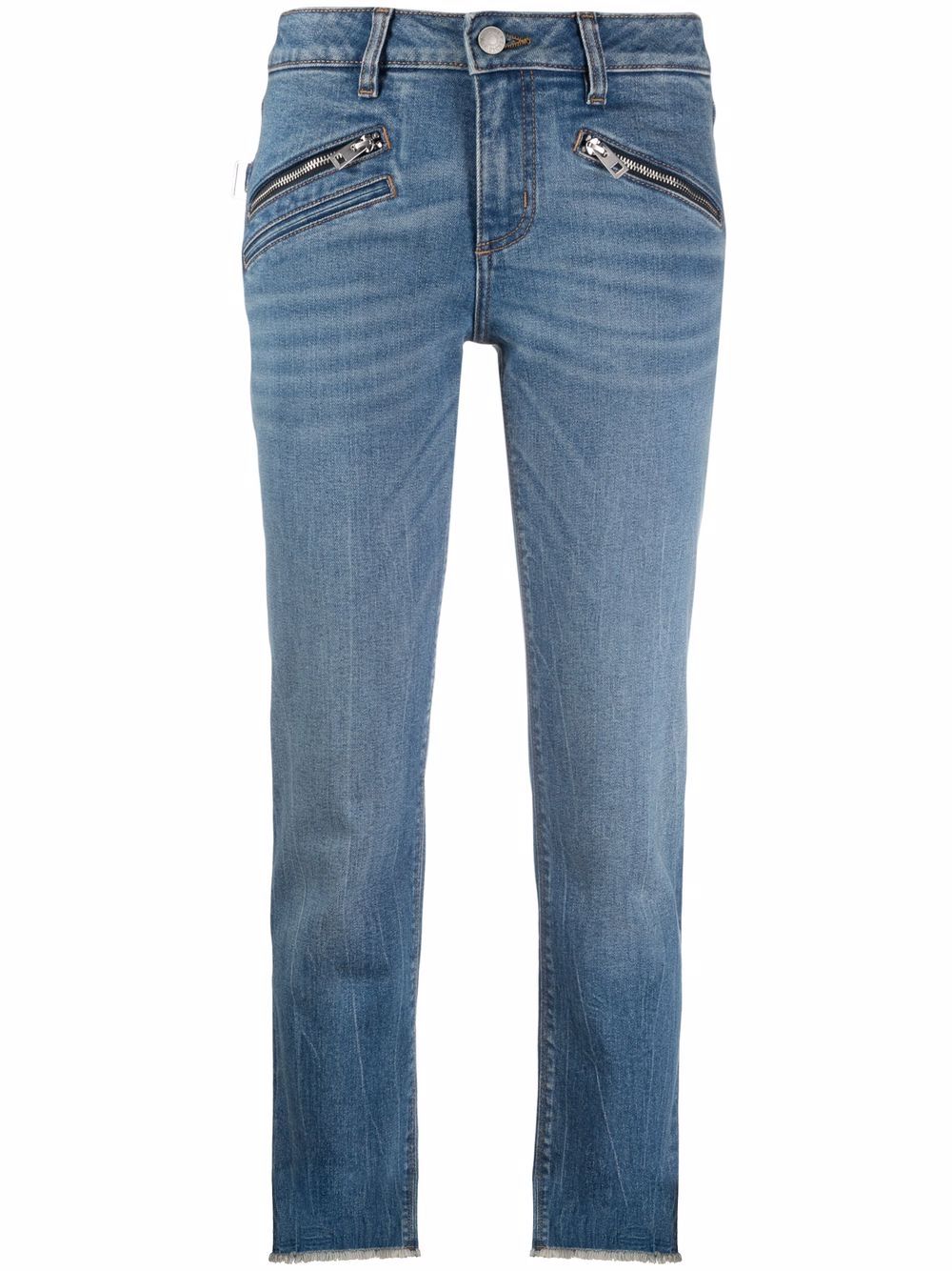 Zadig&Voltaire Ava slim-cut cropped jeans - Blue von Zadig&Voltaire