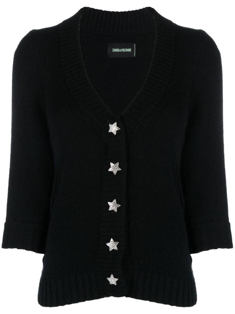 Zadig&Voltaire Betsy cashmere cardigan - Black von Zadig&Voltaire