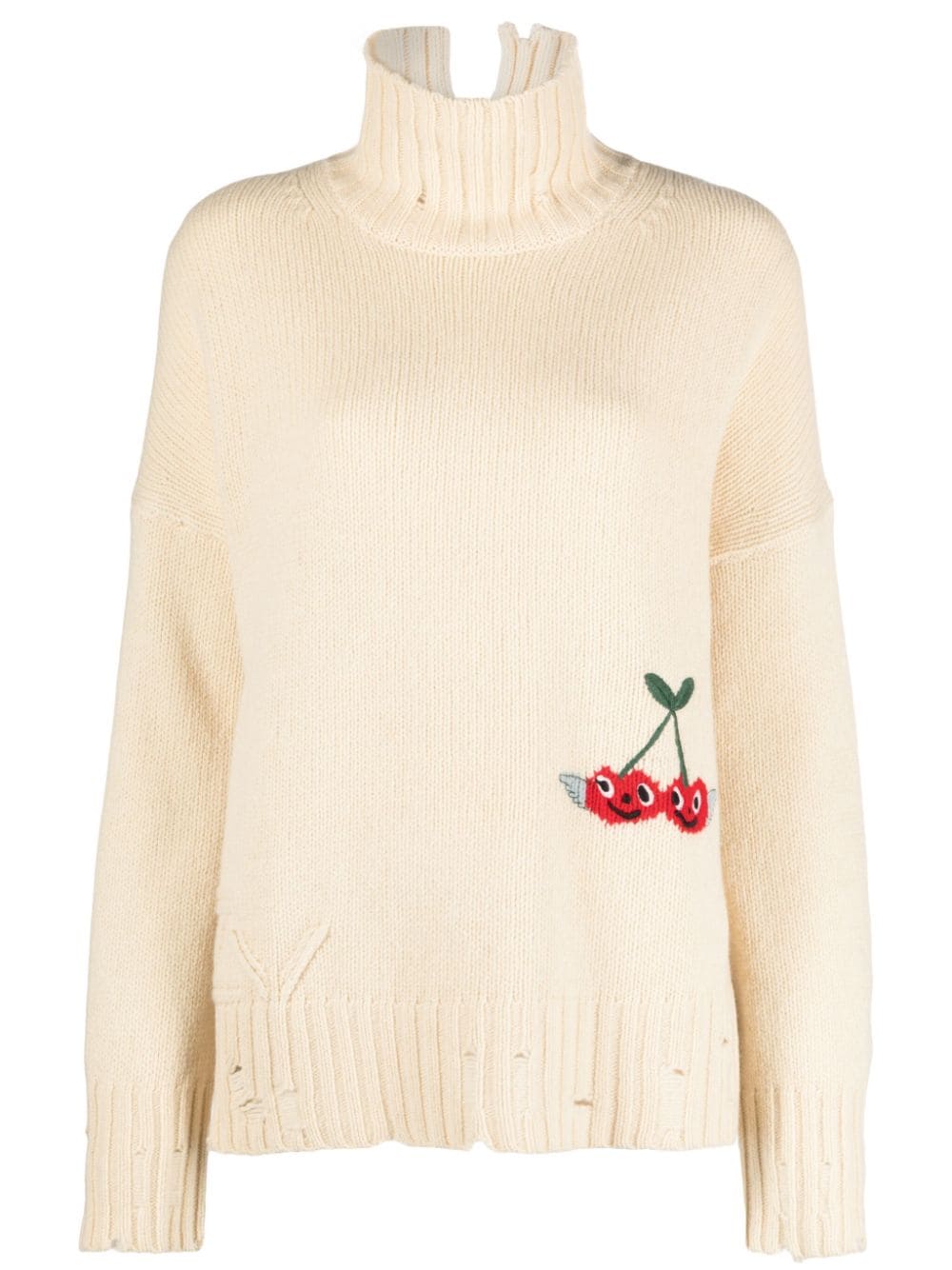 Zadig&Voltaire Bleeza embroidered wool jumper - Neutrals von Zadig&Voltaire