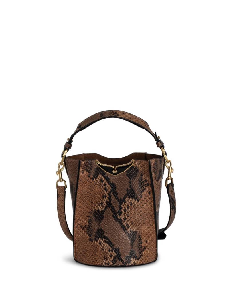 Zadig&Voltaire Borderline bucket bag - Brown von Zadig&Voltaire