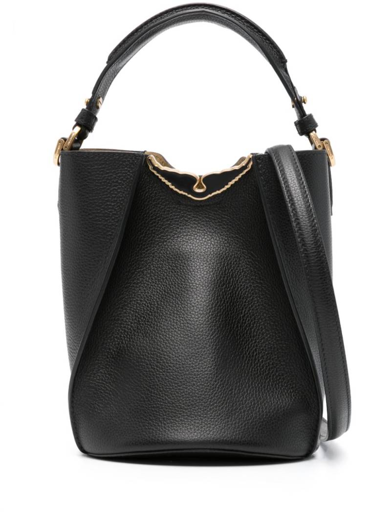 Zadig&Voltaire Borderline leather bucket bag - Black von Zadig&Voltaire