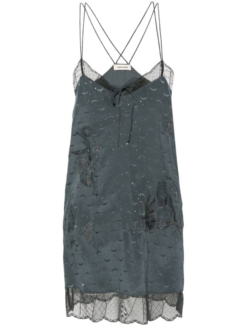 Zadig&Voltaire Calissa wings-jacquard minidress - Grey von Zadig&Voltaire