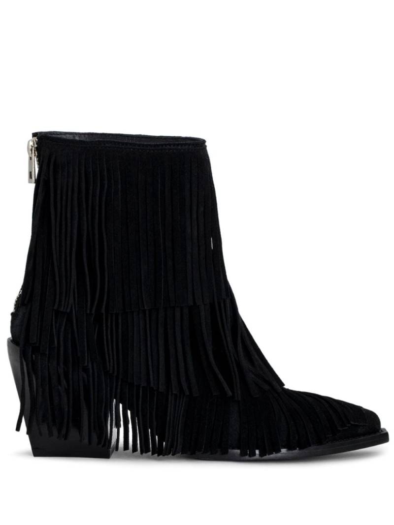 Zadig&Voltaire Cara 70mm suede boots - Black von Zadig&Voltaire