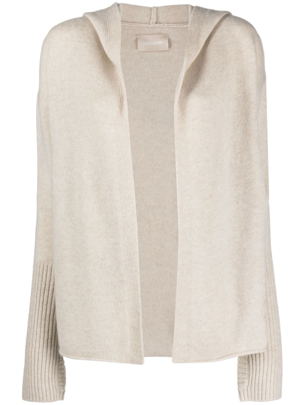 Zadig&Voltaire Cosani hooded cashmere cardigan - Neutrals von Zadig&Voltaire