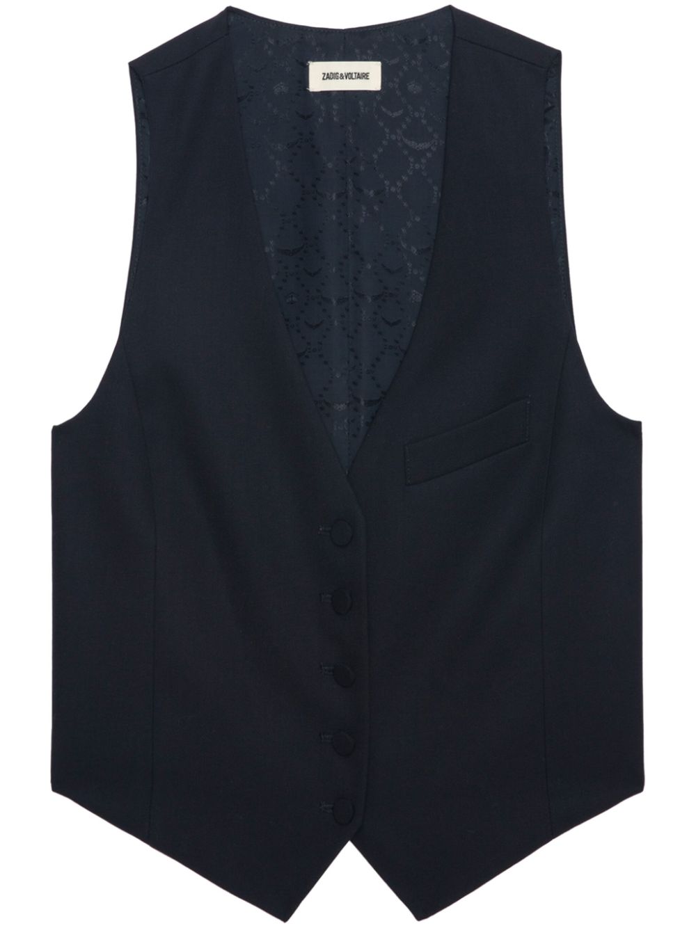 Zadig&Voltaire Emaux waistcoat - Blue von Zadig&Voltaire