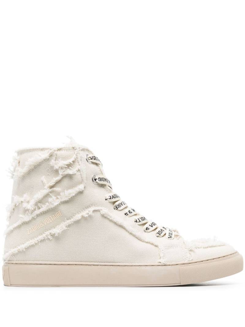 Zadig&Voltaire Flash hi-top sneakers - Neutrals von Zadig&Voltaire