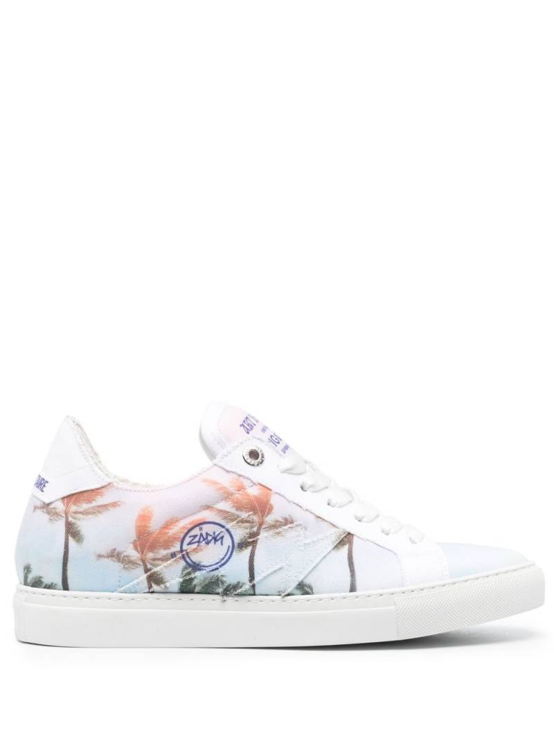 Zadig&Voltaire Flask low-top sneakers - White von Zadig&Voltaire