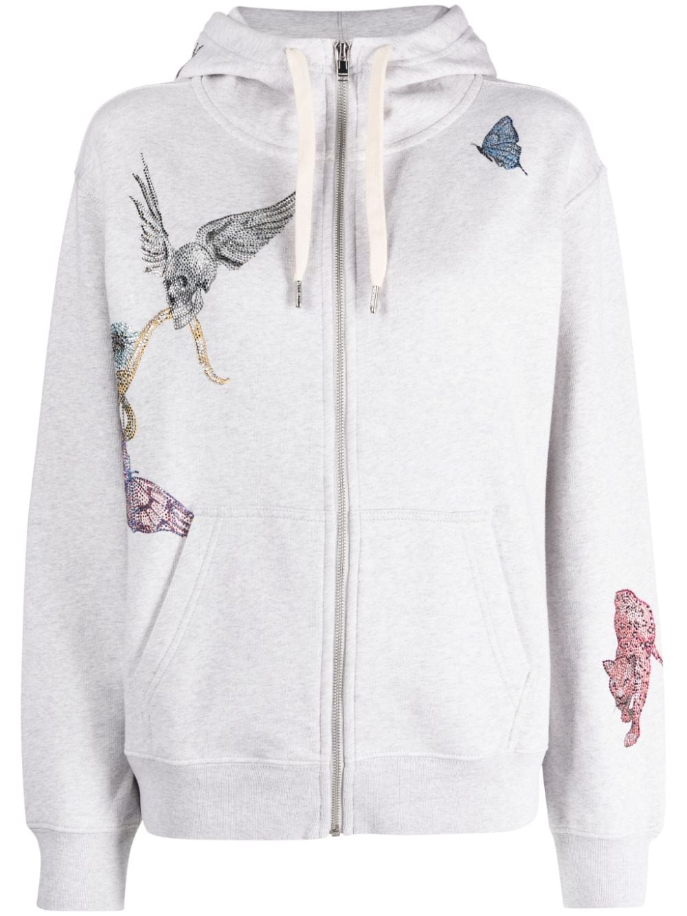 Zadig&Voltaire Harper Holly cotton hoodie - Grey von Zadig&Voltaire