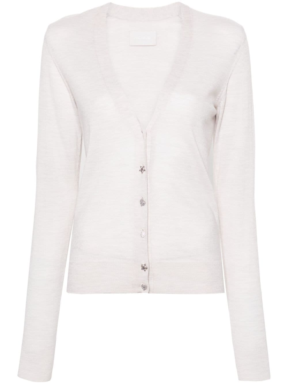 Zadig&Voltaire Jemmy mixed-buttons cardigan - Neutrals von Zadig&Voltaire