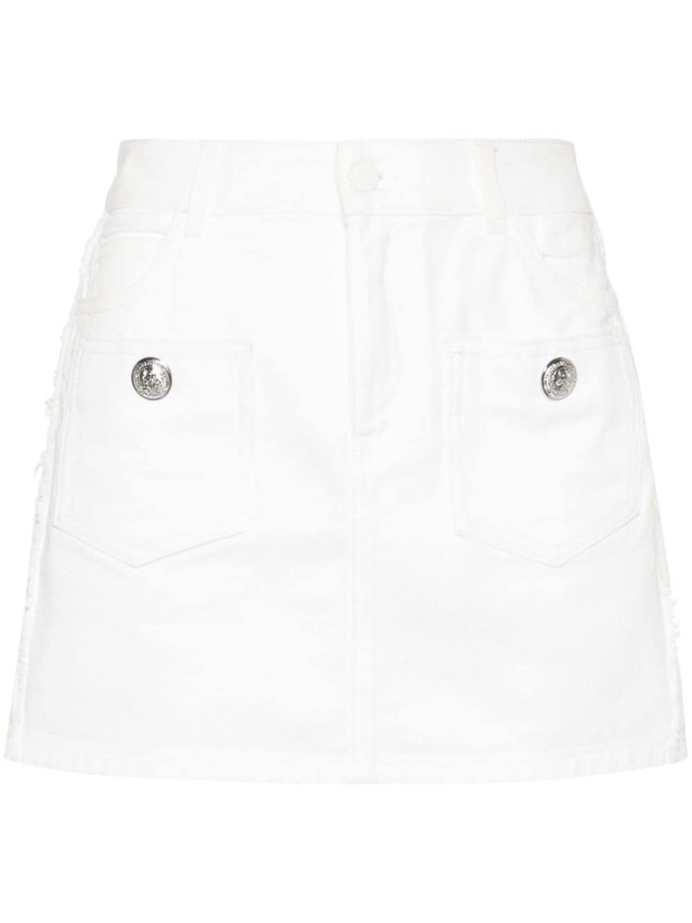 Zadig&Voltaire Joa denim mini skirt - White von Zadig&Voltaire