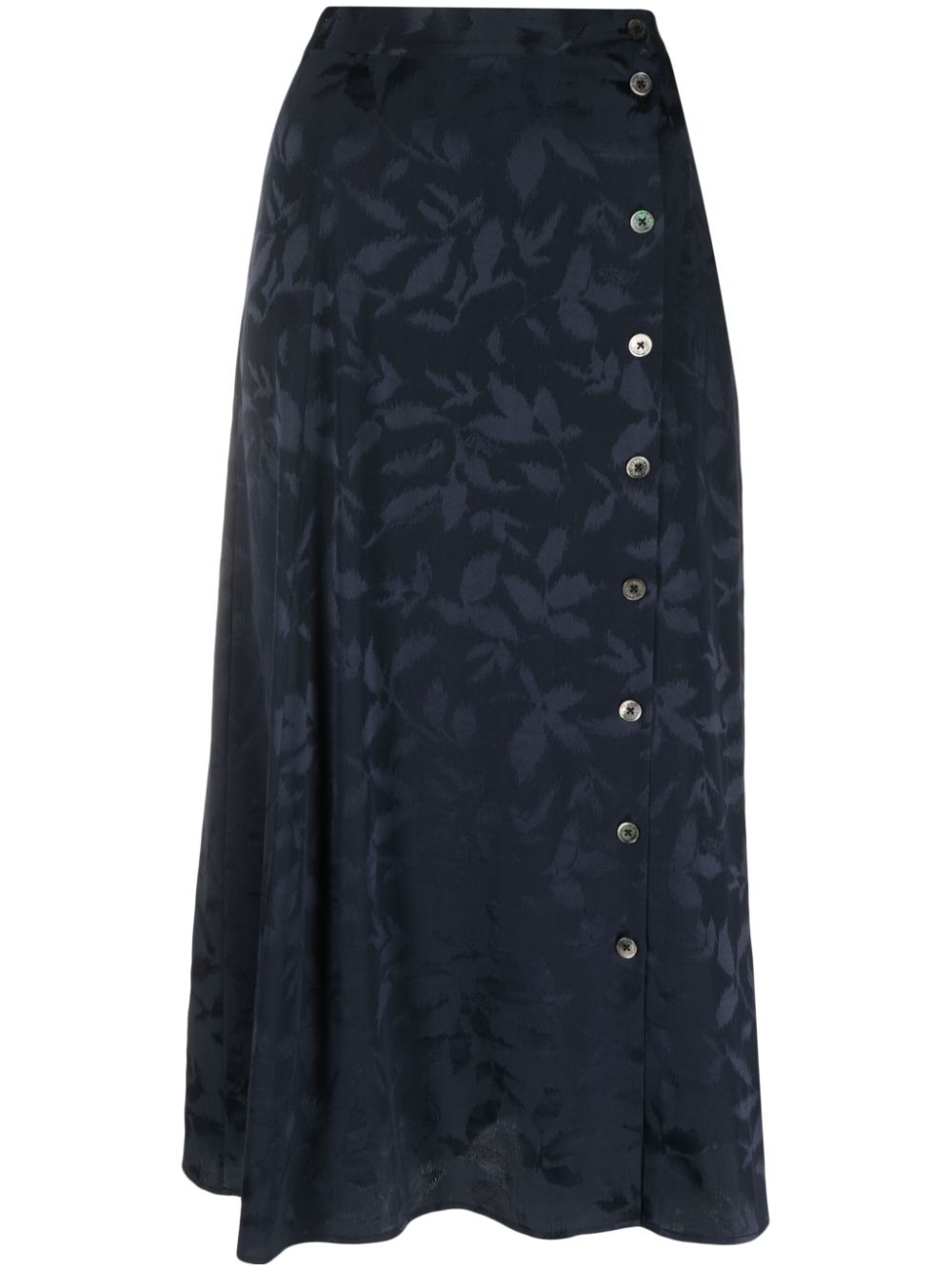 Zadig&Voltaire June Jac Ikat silk skirt - Blue von Zadig&Voltaire