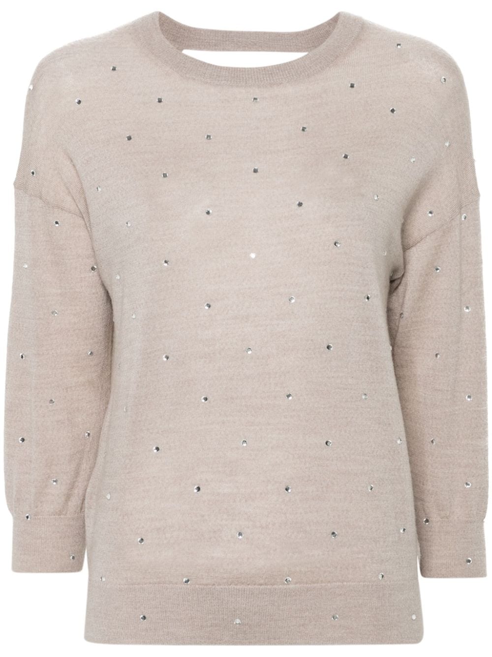 Zadig&Voltaire Kansy knittted wool jumper - Neutrals von Zadig&Voltaire