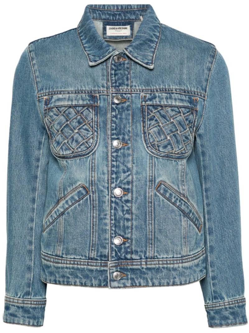 Zadig&Voltaire Kioka denim jacket - Blue von Zadig&Voltaire