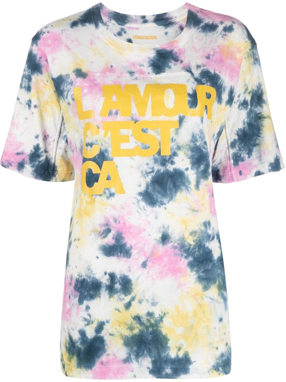 Zadig&Voltaire L'amour C'est Ça tie-dye T-shirt - Blue von Zadig&Voltaire