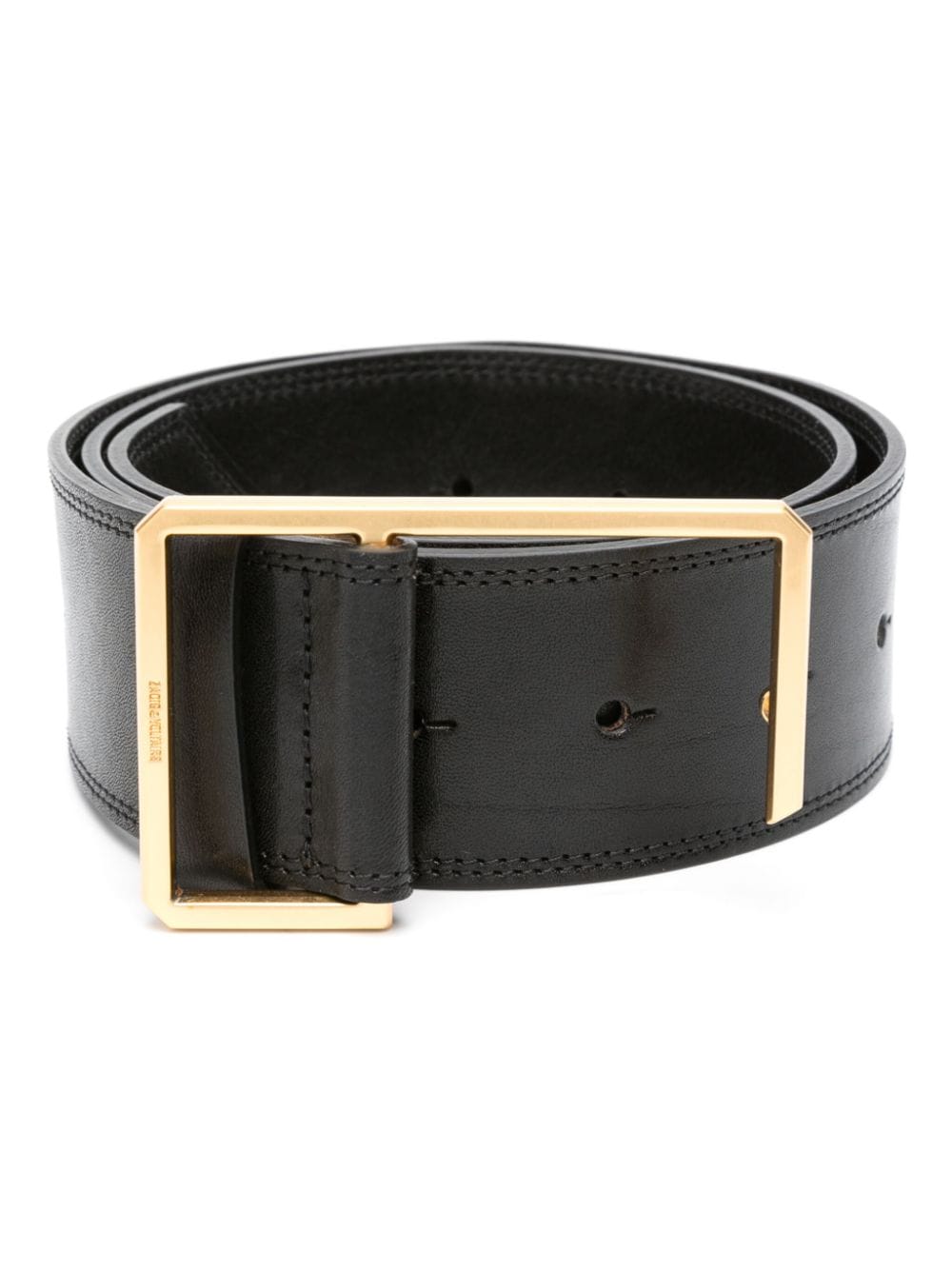 Zadig&Voltaire La Cecilia leather belt - Black von Zadig&Voltaire