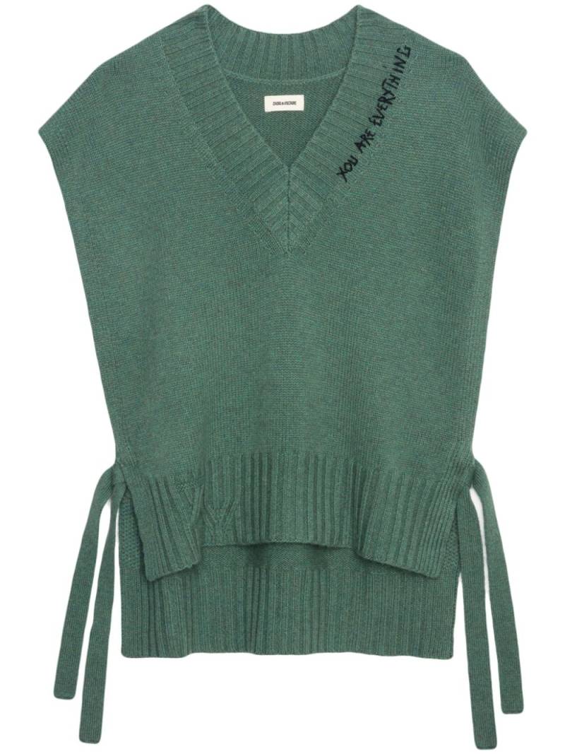 Zadig&Voltaire Maddy vest - Green von Zadig&Voltaire