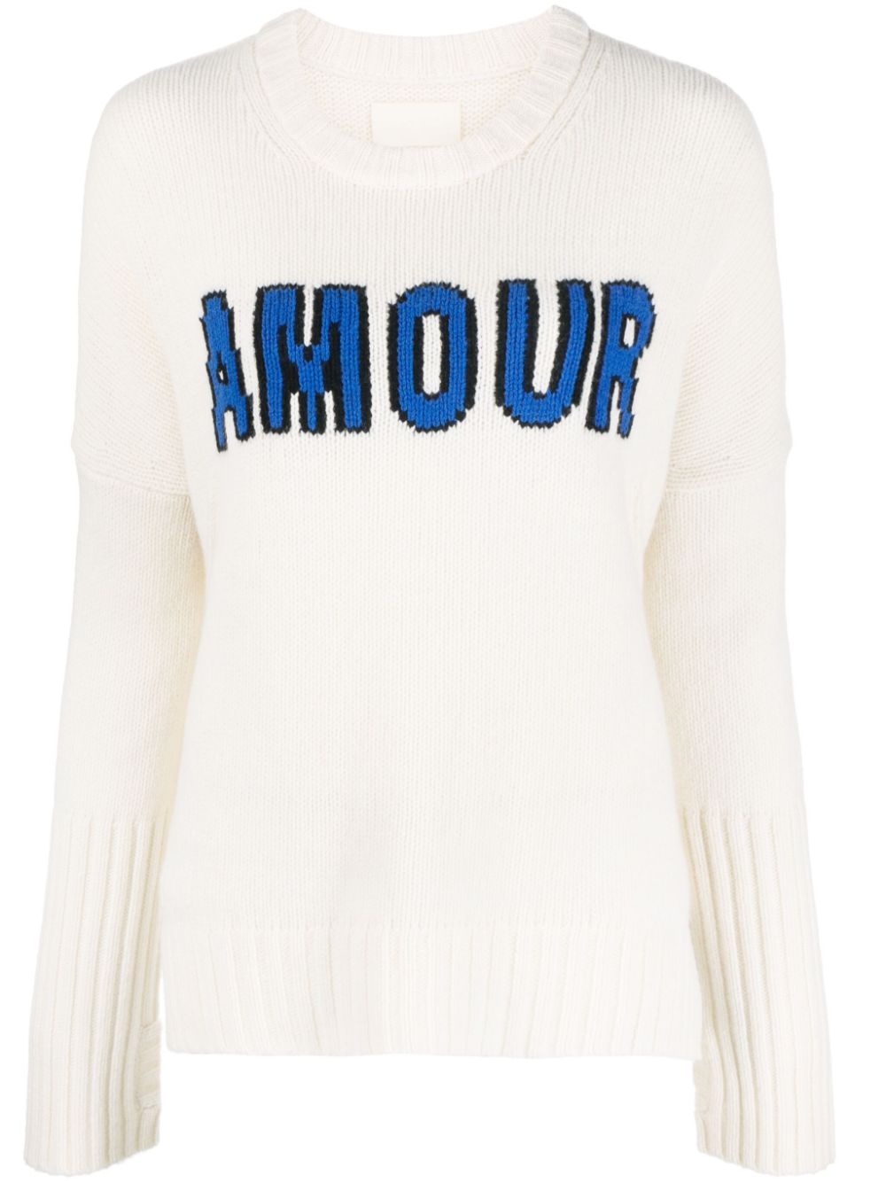 Zadig&Voltaire Malta Amour wool jumper - White von Zadig&Voltaire